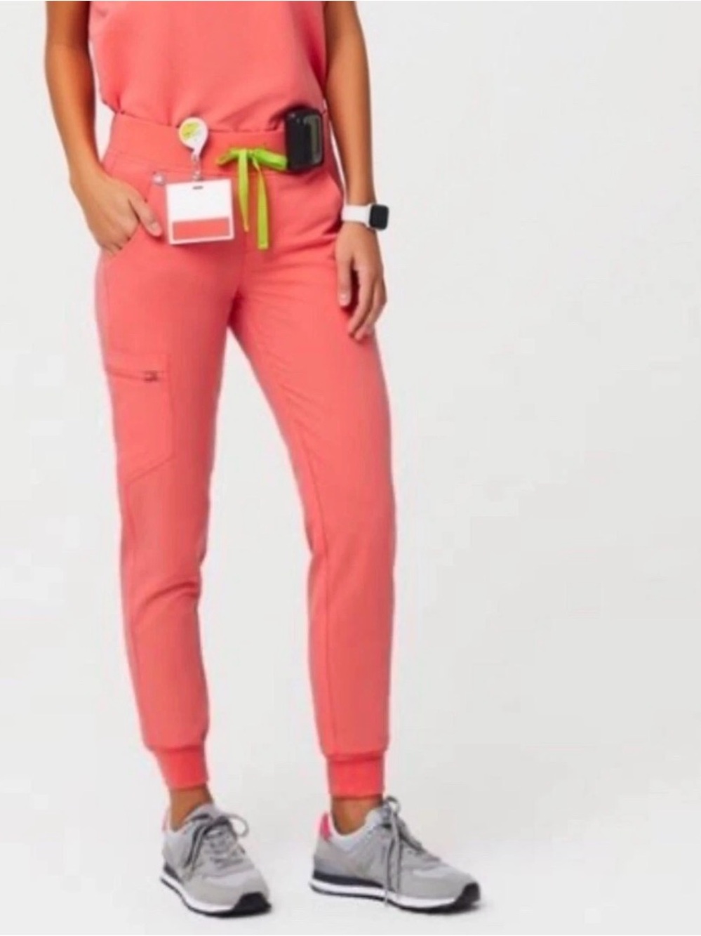 FIGS Zamora Jogger in Hot Coral PO# 1758
(Limited Edition Color)